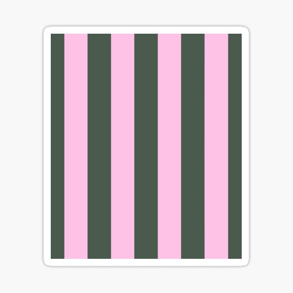 Aperçu de l'œuvre Motif à rayures rose poudré et vert olive créée et vendue par OneThreeSix.