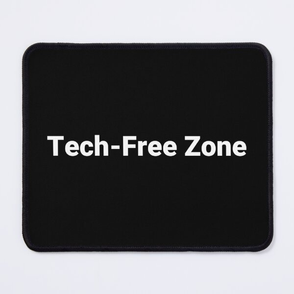 Item preview, Tech-Free Zone designed and sold by Text-based T-Shirts and Gifts.