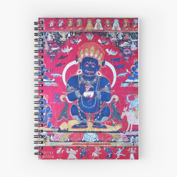 Item preview, Thangka 217 Mahakala Buddhist Protector Panjarnata Lord of the Pavilion designed and sold by GuyBlank.