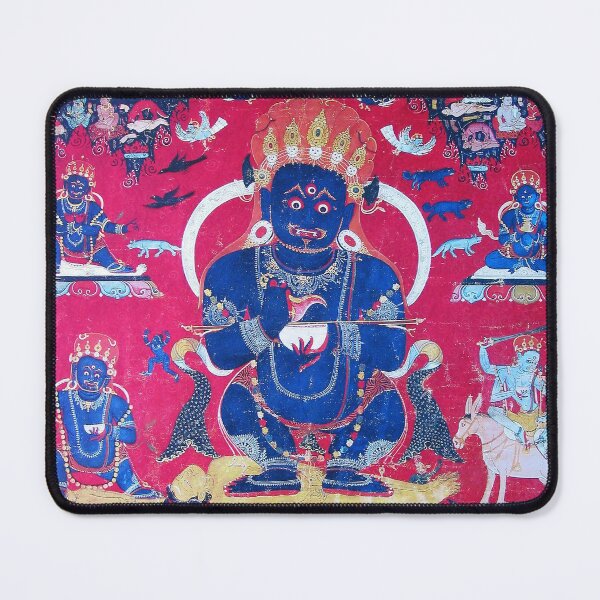 Item preview, Thangka 217 Mahakala Buddhist Protector Panjarnata Lord of the Pavilion designed and sold by GuyBlank.