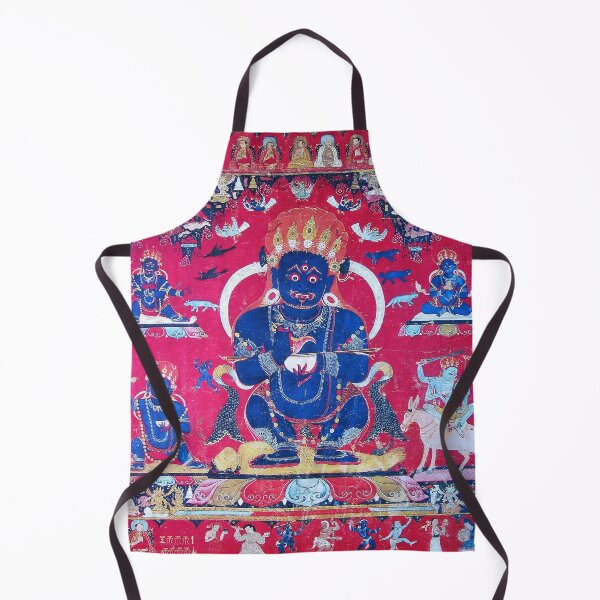 Item preview, Thangka 217 Mahakala Buddhist Protector Panjarnata Lord of the Pavilion designed and sold by GuyBlank.