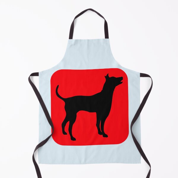 Item preview, Dog Silhouette Symbol Button Logo Square Cool Comic Cartoon designed and sold by shirt-o-mat.