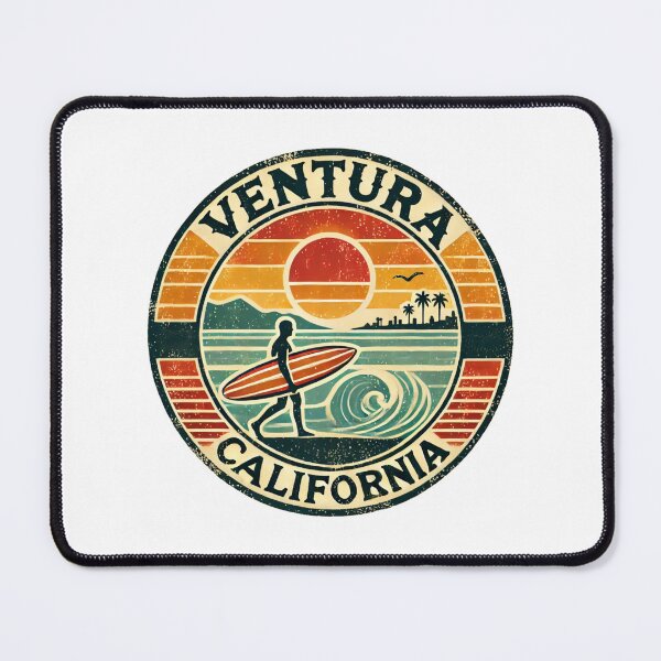 Item preview, Ventura, California - Vintage Surfing Design - Retro Inspiration designed and sold by CircinusStore.