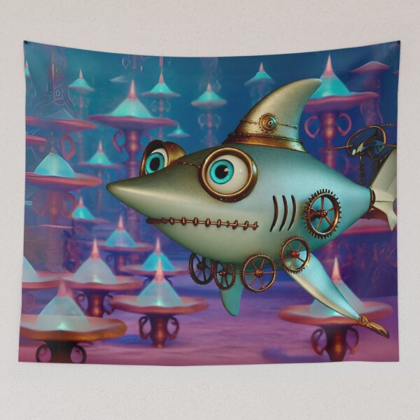 Item preview, Steampunk Shark designed and sold by Sillytoe.