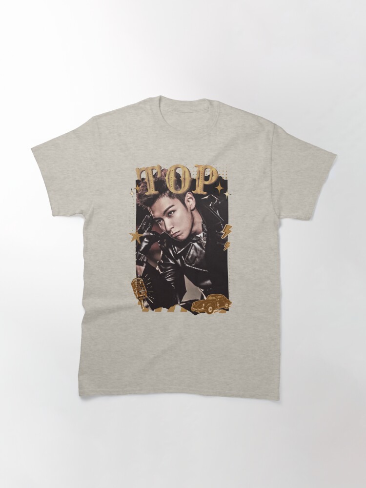 Thumbnail 3 of 7, Classic T-Shirt, TOP Choi Seung-hyun Retro Y2K Preppy Squid Game Actor Scrapbook Collage Design designed and sold by HELL0WW.