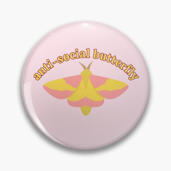 Item preview, Anti-Social Butterfly designed and sold by piscesmoon22.