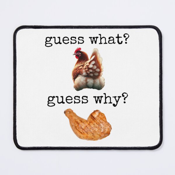 Item preview, guess what chicken butt funny meme designed and sold by HABlackwood.