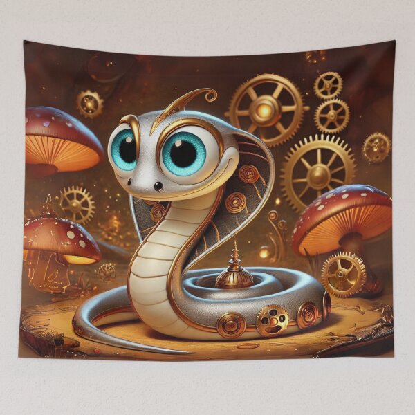 Item preview, Steampunk Sharp-Tailed Snake designed and sold by Sillytoe.