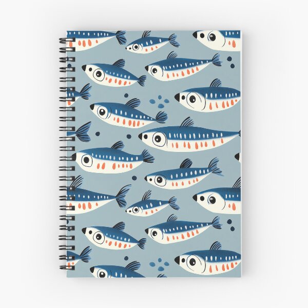 Item preview, Cute Sardines Pattern designed and sold by sheprint.
