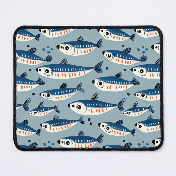 Item preview, Cute Sardines Pattern designed and sold by sheprint.