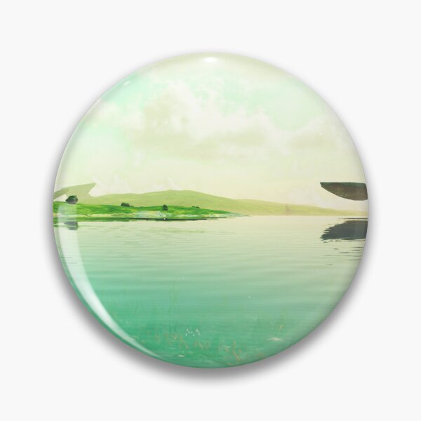 Item preview, Peaceful Alien Lake designed and sold by AlaWyrm's Gameroom Art.