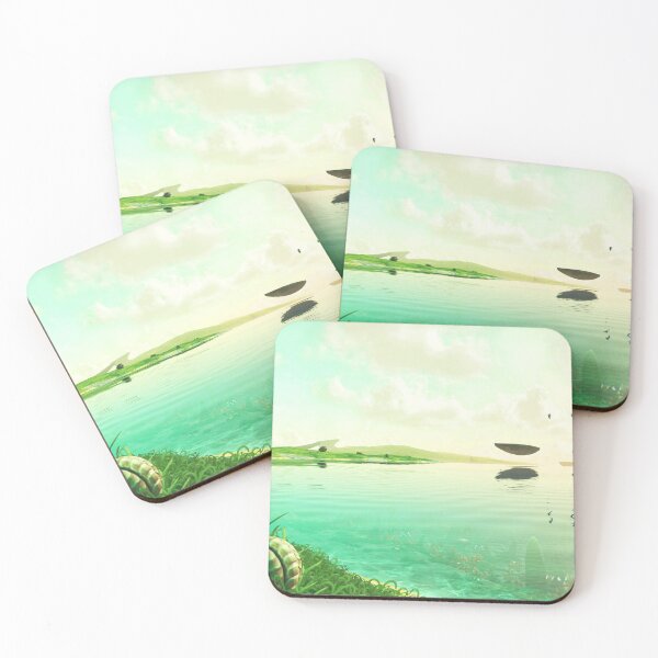 Item preview, Peaceful Alien Lake designed and sold by AlaWyrm's Gameroom Art.
