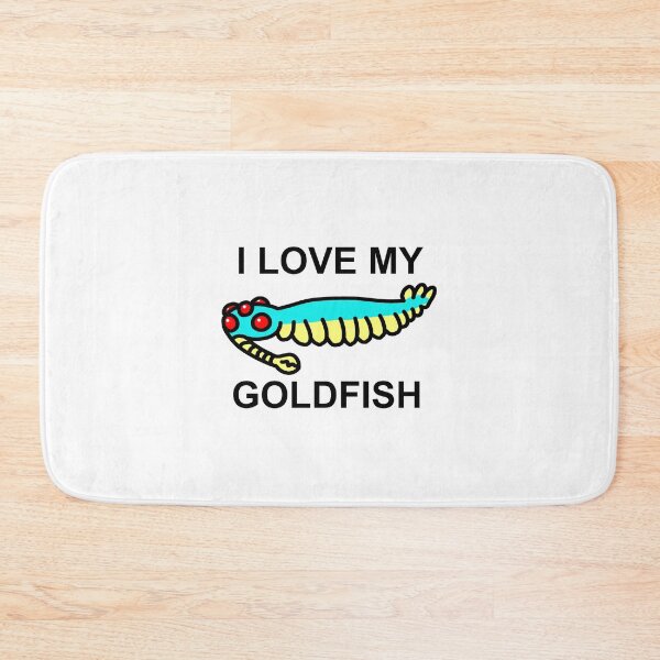 Item preview, I love my goldfish Opabinia Colored designed and sold by ThePaleoDude.