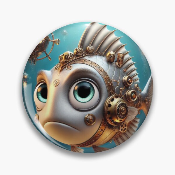 Item preview, Steampunk Sheepshead Fish designed and sold by Sillytoe.