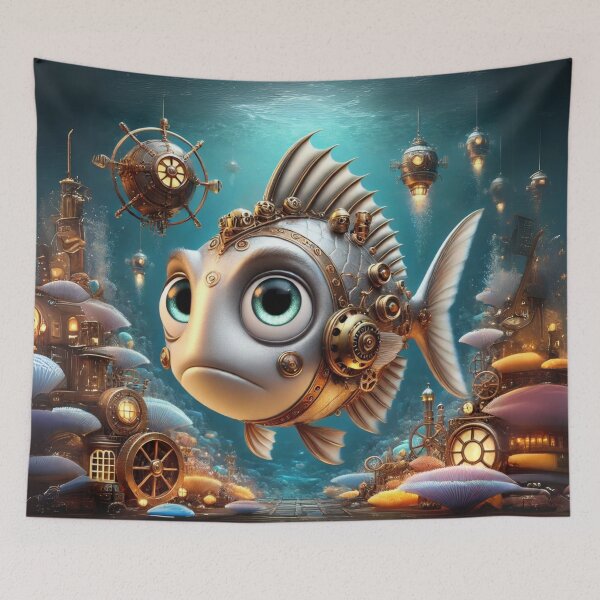 Item preview, Steampunk Sheepshead Fish designed and sold by Sillytoe.