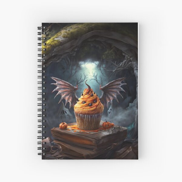 Artikel-Vorschau von Gruseliger Halloween-Cupcake mit Dämonenflügeln | Mystischer Wald | Perfekt für Halloween-Deko, Gothic-Fans und Süßigkeiten-Liebhaber, designt und verkauft von GrimmHaven.