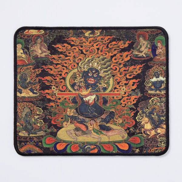 Item preview, Mandala 212 Mahakala Buddhist Protector Panjarnata 1800s designed and sold by GuyBlank.