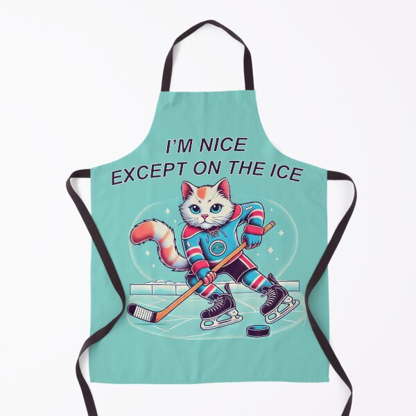 Item preview, Funny Hockey Ice Cat  designed and sold by WeLoveCatss.