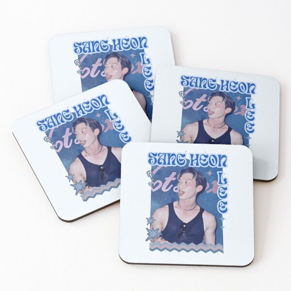 Item preview, Sang Heon Lee Retro Y2K Preppy Blue Scrapbook Min Ho Collage Design designed and sold by HELL0WBELLO.