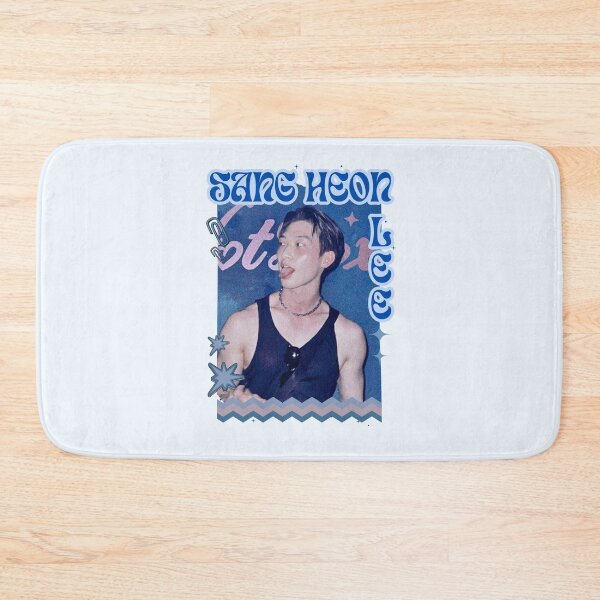 Item preview, Collage de diseño de Min Ho con álbum de recortes azul preppy Y2K de Sang Heon Lee designed and sold by HELL0WBELLO.