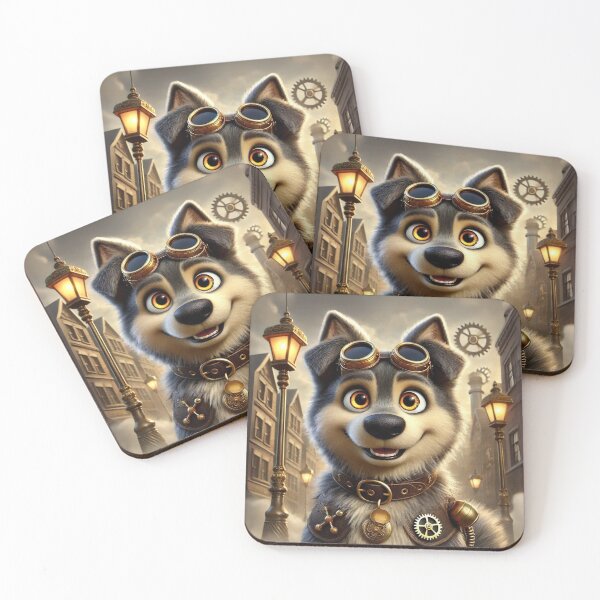 Item preview, Steampunk Shepweiler designed and sold by Sillytoe.