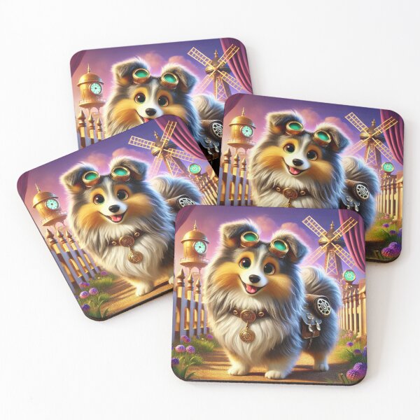 Item preview, Steampunk Shetland Sheepdog designed and sold by Sillytoe.