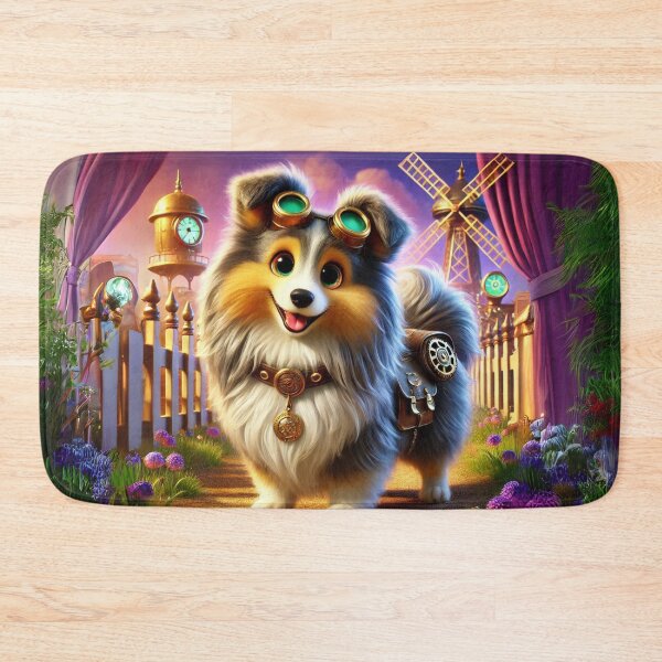 Item preview, Steampunk Shetland Sheepdog designed and sold by Sillytoe.