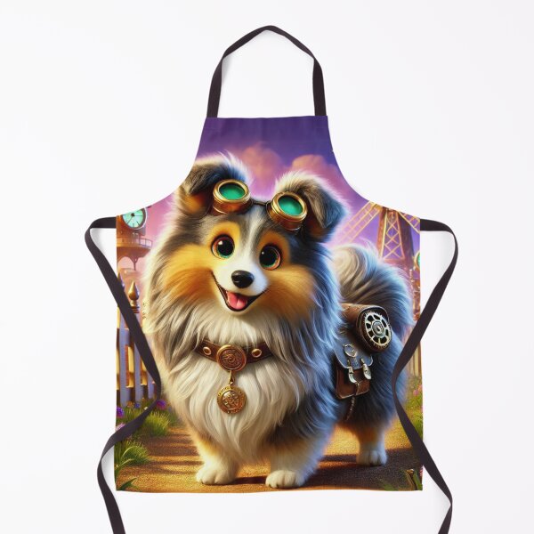 Item preview, Steampunk Shetland Sheepdog designed and sold by Sillytoe.