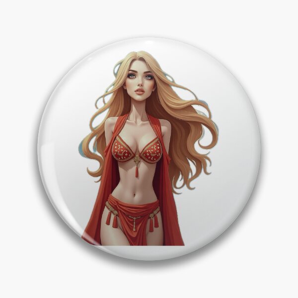 Item preview, Manga ginger oriental dancer in a red dress 2 designed and sold by PhilDreams.