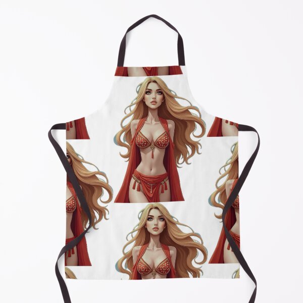 Item preview, Manga ginger oriental dancer in a red dress 2 designed and sold by PhilDreams.