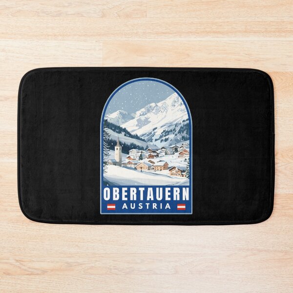 Item preview, Obertauern in Radstädter Tauern Austria Retro Travel Art Emblem designed and sold by MaateoDesign.