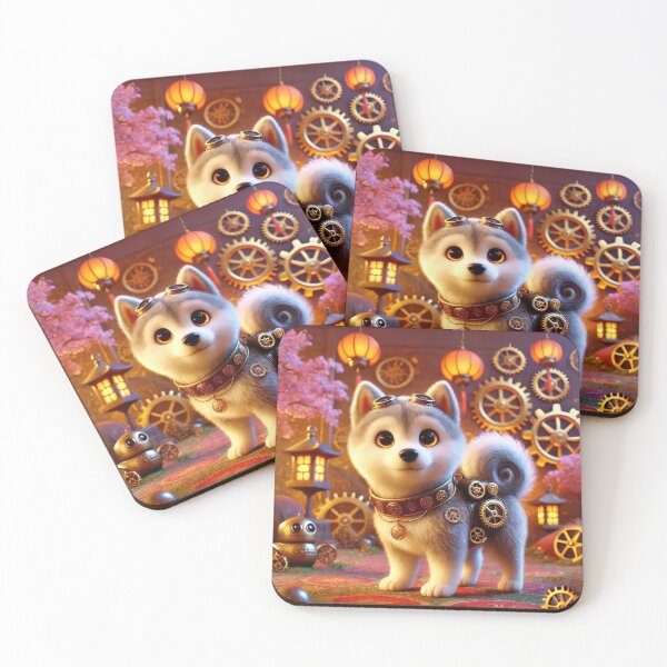 Item preview, Steampunk Shiba Inu Mix designed and sold by Sillytoe.