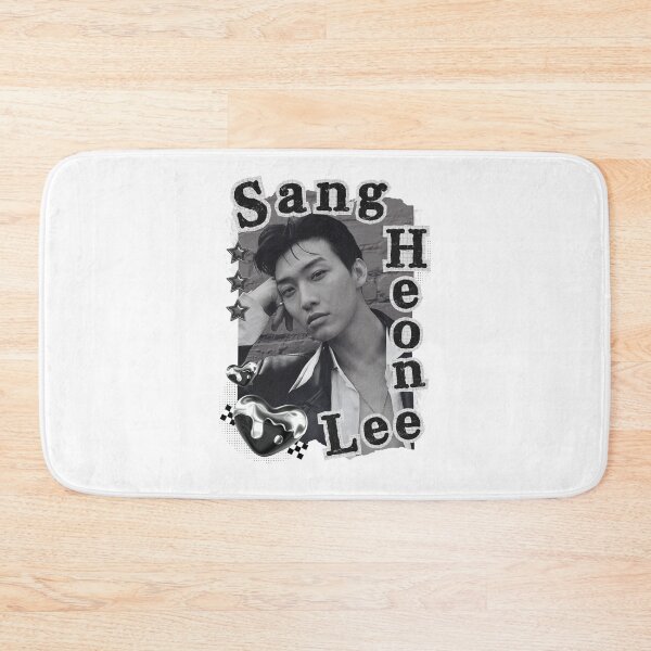 Item preview, Collage de Min Ho con diseño de álbum de recortes en blanco y negro preppy del año 2000 de Sang Heon Lee designed and sold by HELL0WBELLO.