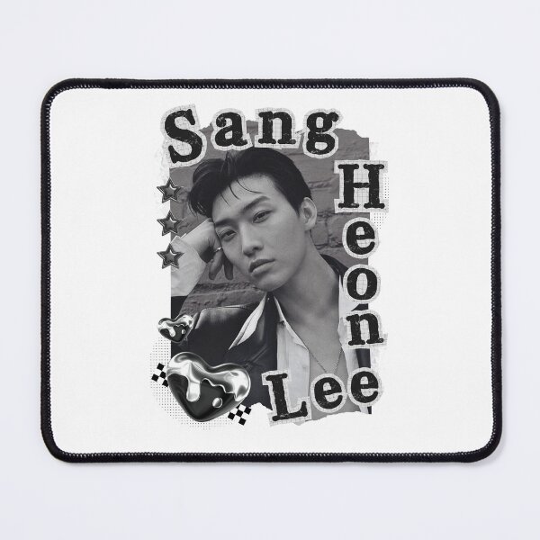 Item preview, Sang Heon Lee Retro Y2K Preppy Black And White Scrapbook Min Ho Collage Design designed and sold by HELL0WBELLO.