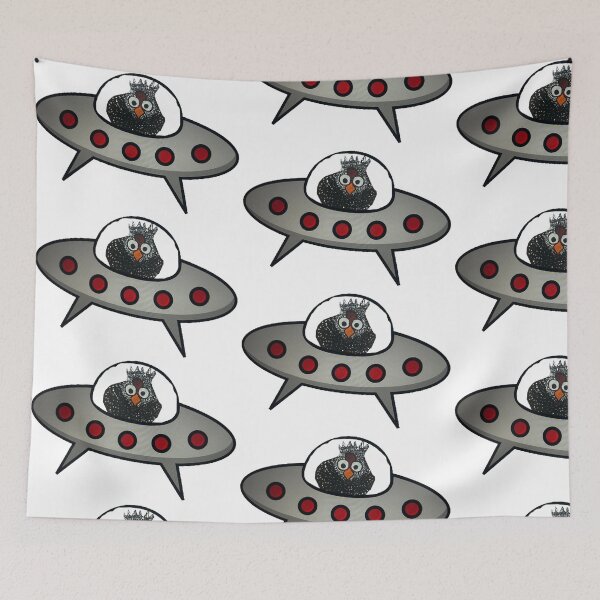 Item preview, Black and white ufo designed and sold by Lauracolleen3.