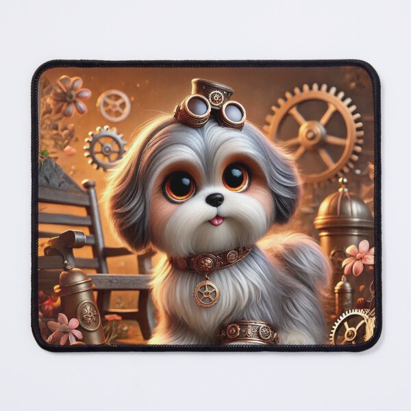 Item preview, Steampunk Shih Tzu designed and sold by Sillytoe.