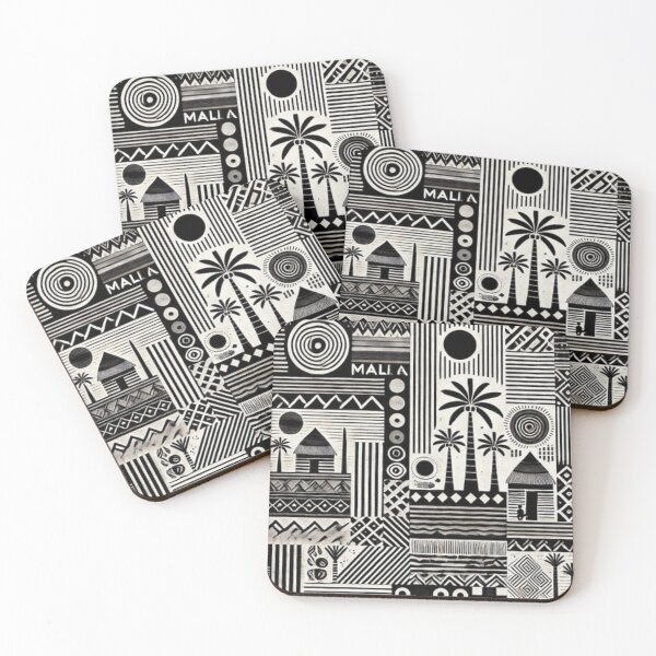 Item preview, Bogolan (Mud Cloth) Pattern  designed and sold by Shs-Kenya.