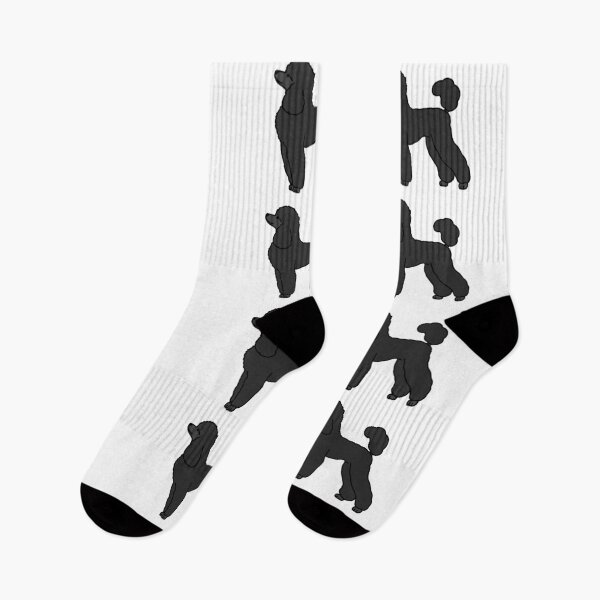 Item preview, Solid Black Standard Poodle designed and sold by TheCurlyGirlSwirl.