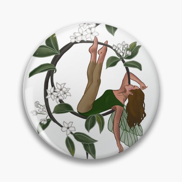 Item preview, Lyra Fairy on Jasmine Flower Vines designed and sold by SummerWardArt.