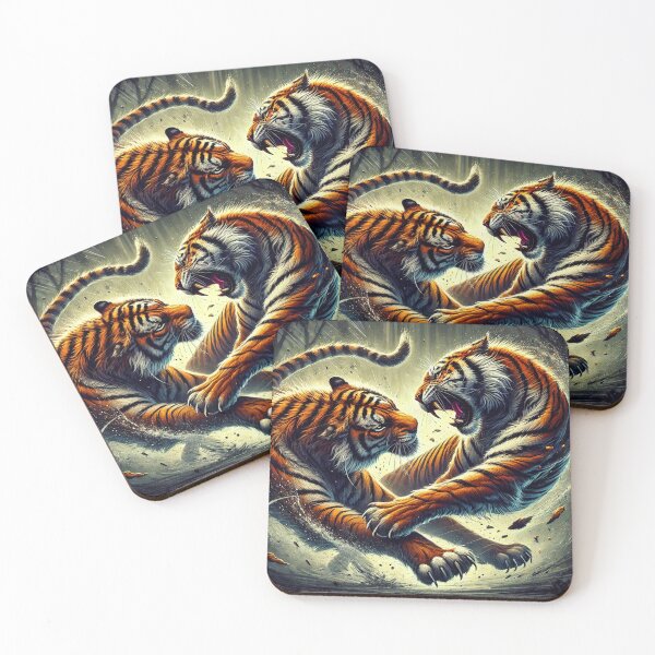 Item preview, Tiger fight designed and sold by snoWorkshop.