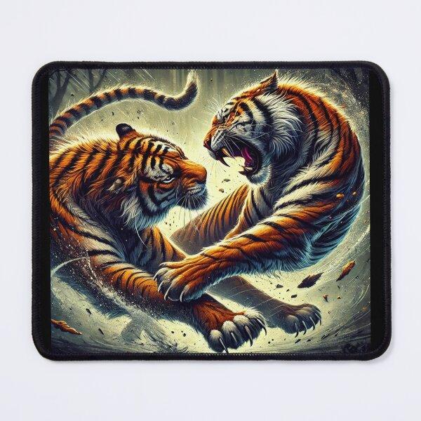 Item preview, Tiger fight designed and sold by snoWorkshop.