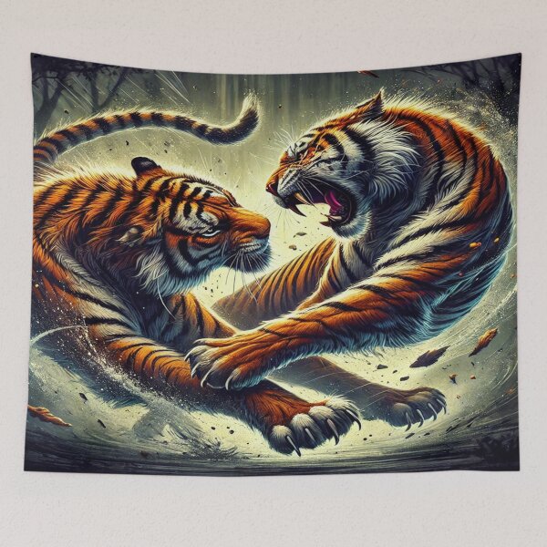 Item preview, Tiger fight designed and sold by snoWorkshop.