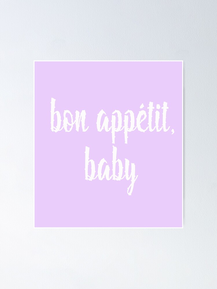 Bon Appetit Poster By Rachybattlebot Redbubble Bon Appetit Poster By Rachybattlebot Redbubble