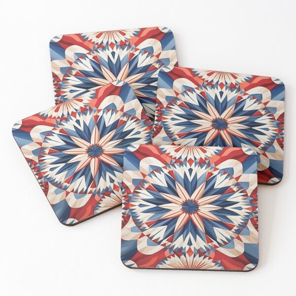 Item preview, Symmetrical Mosaic Pattern designed and sold by Smiling Collie Designs.