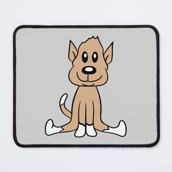 Item preview, Dog Sitting Cute Little Happy Puppy Pet Comic Cartoon designed and sold by shirt-o-mat.