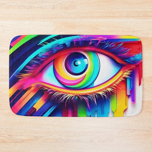 Item preview, Vibrant Rainbow Eye Artwork designed and sold by Health And Fitness Posts e-Store.