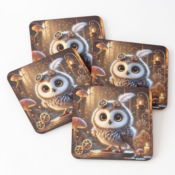 Item preview, Steampunk Short-Eared Owl designed and sold by Sillytoe.