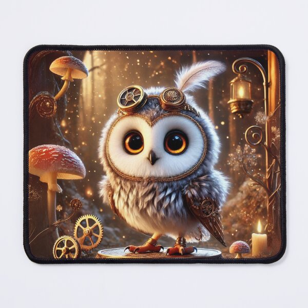Item preview, Steampunk Short-Eared Owl designed and sold by Sillytoe.