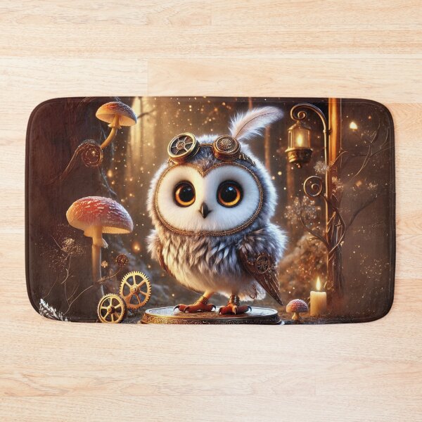 Item preview, Steampunk Short-Eared Owl designed and sold by Sillytoe.