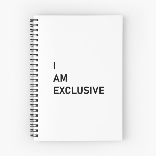 Item preview,  I AM EXCLUSIVE: Redefining Minimal Elegance, Unique designed and sold by villacreativa.